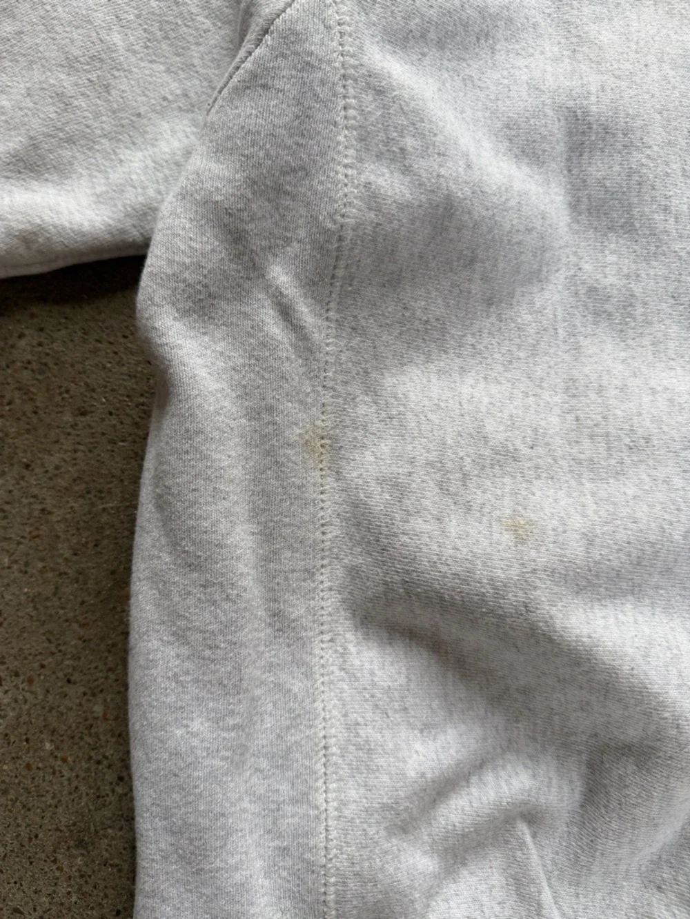 Champion Reverse Weave New Orleans Crewneck in Grey Size Large Vintage - Flawed - Picture 9 of 10